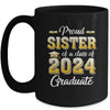 Proud Sister Of A Class Of 2024 Graduate Senior Graduation Mug | teecentury