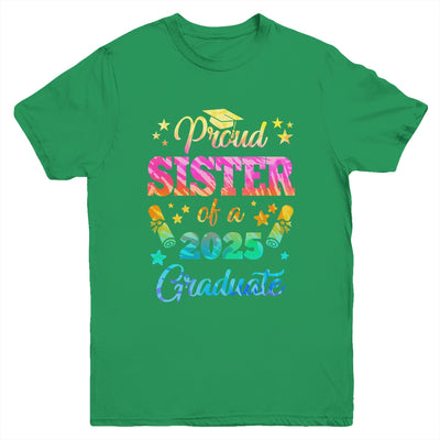 Proud Sister Of A Class Of 2027 Graduate Senior 26 Tie Dye Youth Shirt | teecentury