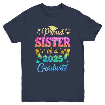 Proud Sister Of A Class Of 2027 Graduate Senior 26 Tie Dye Youth Shirt | teecentury