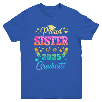 Proud Sister Of A Class Of 2027 Graduate Senior 26 Tie Dye Youth Shirt | teecentury