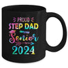 Proud Step Dad Class Of 2024 Graduate Senior 24 Tie Dye Mug | teecentury
