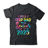Proud Step Dad Class Of 2025 Graduate Senior 25 Tie Dye Shirt & Hoodie | teecentury