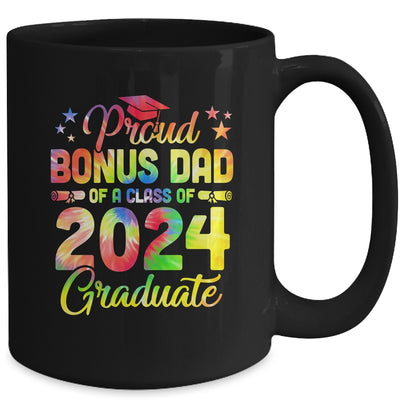 Proud Step Dad Of A Class Of 2024 Graduate Senior 24 Tie Dye Mug | teecentury