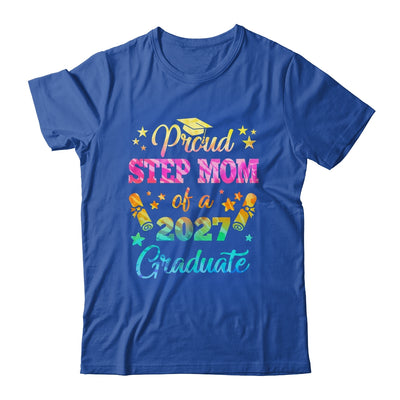 Proud Step Mom Of A Class Of 2027 Graduate Senior 26 Tie Dye Shirt & Hoodie | teecentury