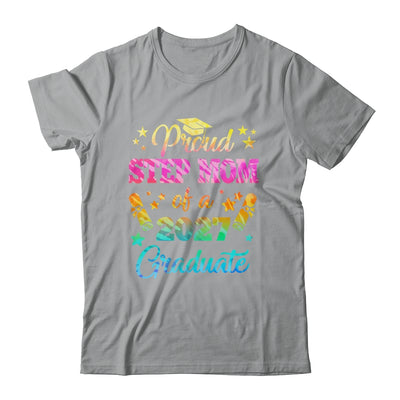 Proud Step Mom Of A Class Of 2027 Graduate Senior 26 Tie Dye Shirt & Hoodie | teecentury
