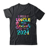 Proud Uncle Class Of 2024 Graduate Senior 24 Tie Dye Shirt & Hoodie | teecentury