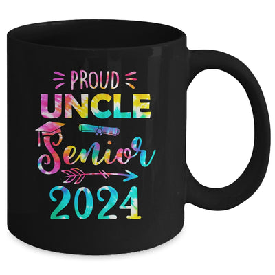 Proud Uncle Class Of 2024 Graduate Senior 24 Tie Dye Mug | teecentury