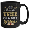Proud Uncle Of A 2025 Graduate Senior Class Of 2025 Graduation Mug | teecentury