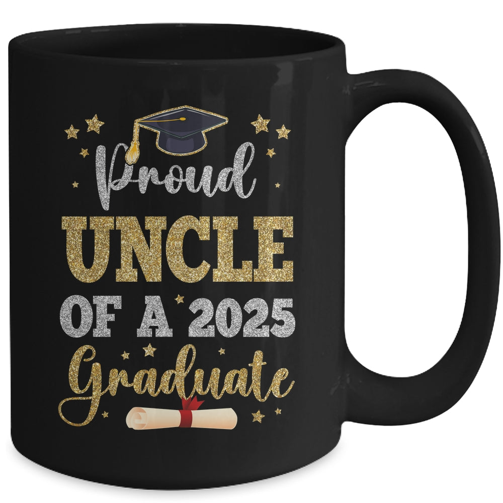 Proud Uncle Of A 2025 Graduate Senior Class Of 2025 Graduation Mug | teecentury