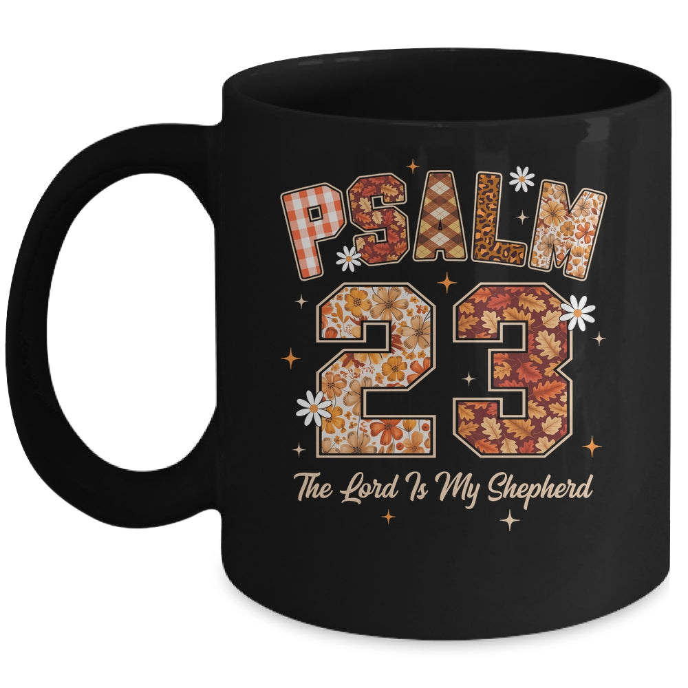 Psalm 23 Shirt The Lord Is My Shepherd Christian Faith Bible Mug | teecentury