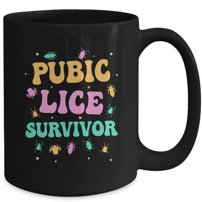 Pubic Lice Survivor Funny Embarrassing Inappropriate Mug | teecentury