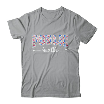 Public Health For Women Nurse Floral Nursing Women Graphic Shirt & Tank Top | teecentury