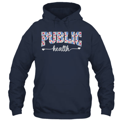 Public Health For Women Nurse Floral Nursing Women Graphic Shirt & Tank Top | teecentury