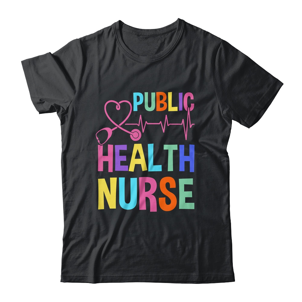 Public Health Nurse Heart For Nurse Job Design For Women Shirt & Tank Top | teecentury
