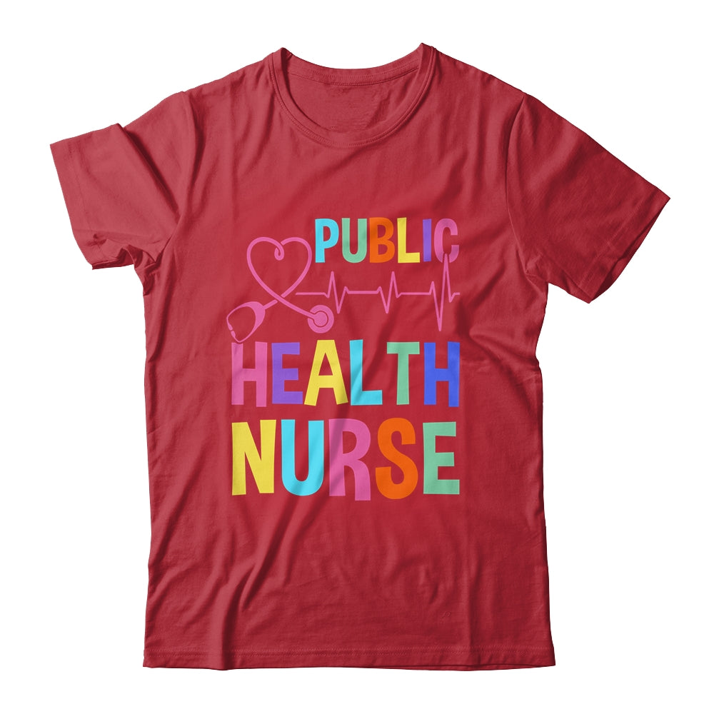Public Health Nurse Heart For Nurse Job Design For Women Shirt & Tank Top | teecentury
