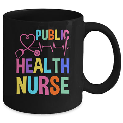 Public Health Nurse Heart For Nurse Job Design For Women Mug | teecentury