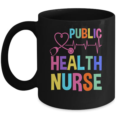 Public Health Nurse Heart For Nurse Job Design For Women Mug | teecentury