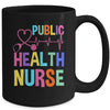 Public Health Nurse Heart For Nurse Job Design For Women Mug | teecentury