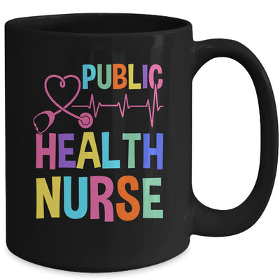 Public Health Nurse Heart For Nurse Job Design For Women Mug | teecentury
