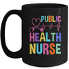 Public Health Nurse Heart For Nurse Job Design For Women Mug | teecentury