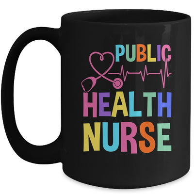 Public Health Nurse Heart For Nurse Job Design For Women Mug | teecentury