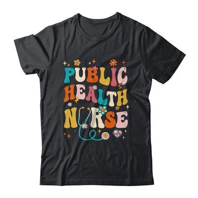 Public Health Nurse Heart For Nurse Job Groovy For Women Shirt & Tank Top | teecentury