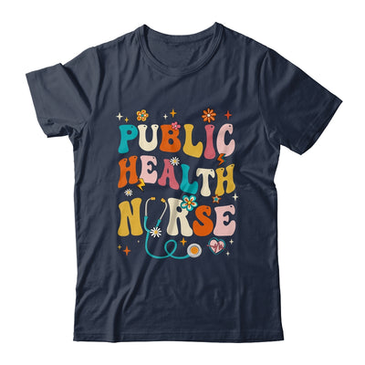 Public Health Nurse Heart For Nurse Job Groovy For Women Shirt & Tank Top | teecentury