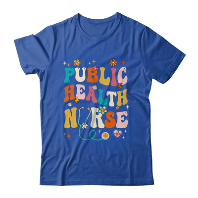 Public Health Nurse Heart For Nurse Job Groovy For Women Shirt & Tank Top | teecentury
