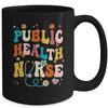 Public Health Nurse Heart For Nurse Job Groovy For Women Mug | teecentury