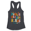 Public Health Nurse Heart For Nurse Job Groovy For Women Shirt & Tank Top | teecentury