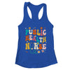 Public Health Nurse Heart For Nurse Job Groovy For Women Shirt & Tank Top | teecentury
