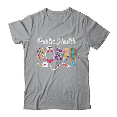 Public Health Nurse Stethoscope Nursing Design For Men Women Shirt & Tank Top | teecentury