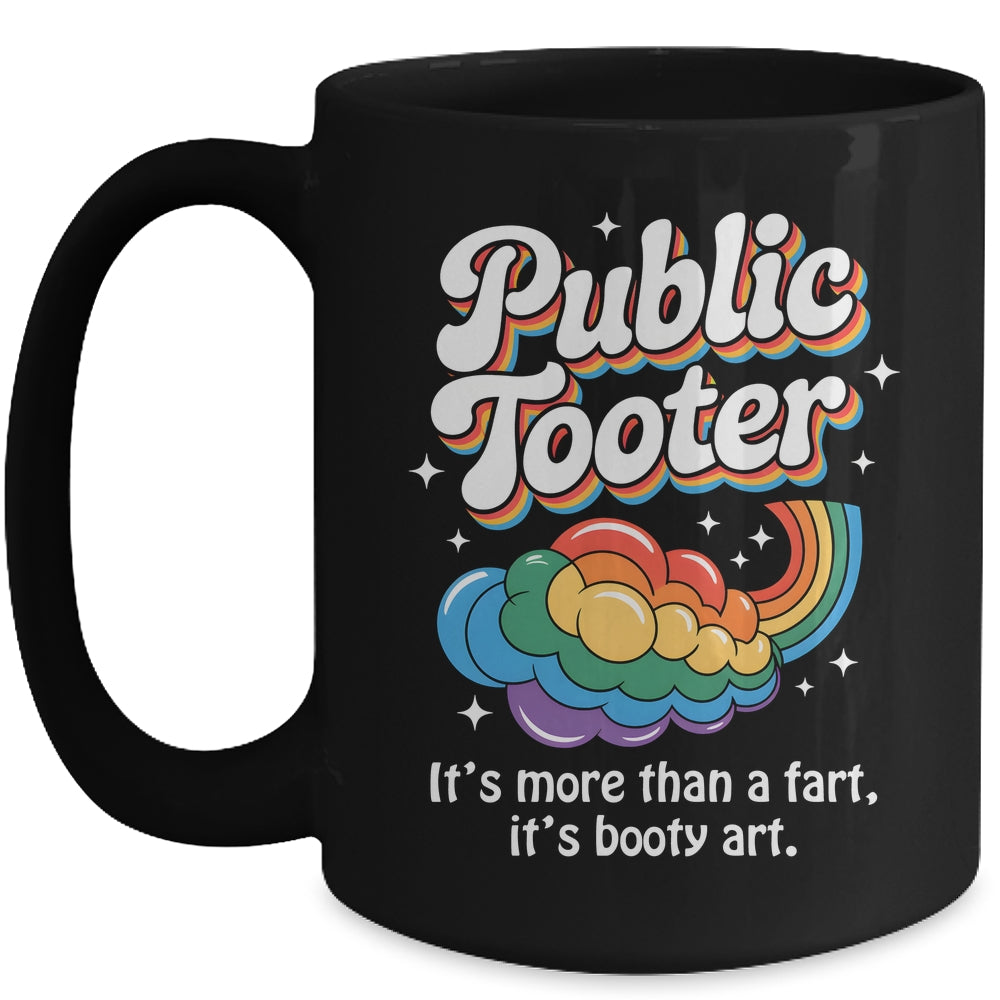 Public Tooter Embarrassing Funny Inappropriate Humor Meme Mug | teecentury