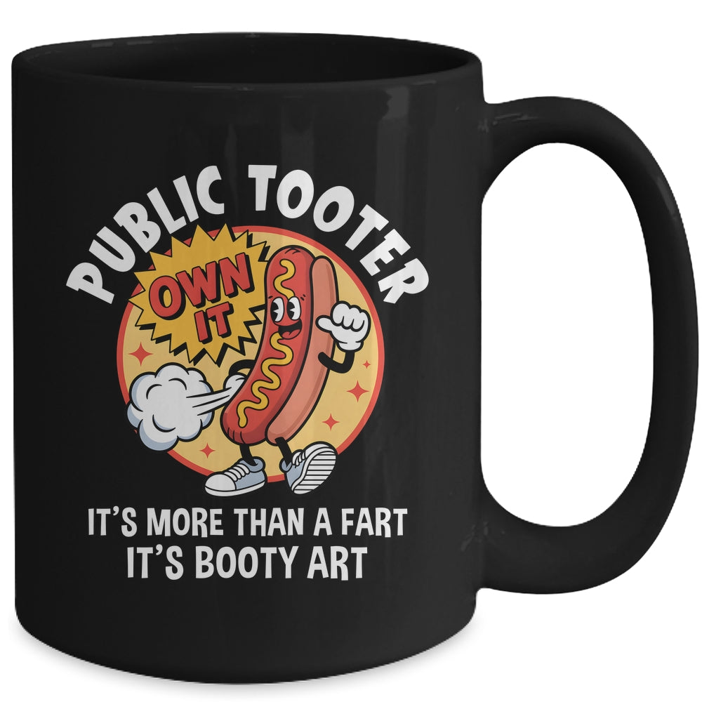 Public Tooter Funny Inappropriate Embarrassing Adult Humor Mug | teecentury