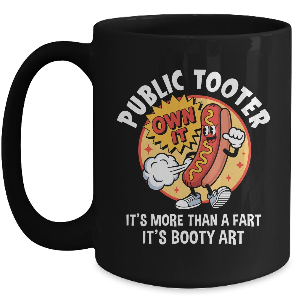 Public Tooter Funny Inappropriate Embarrassing Adult Humor Mug | teecentury