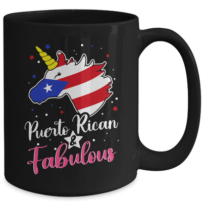 Puerto Rican And Fabulous Unicorn Puerto Rico Flag Girls Mug | teecentury