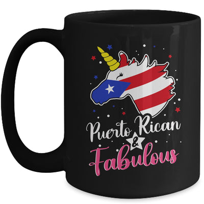 Puerto Rican And Fabulous Unicorn Puerto Rico Flag Girls Mug | teecentury