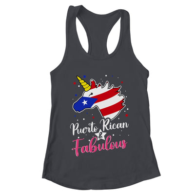 Puerto Rican And Fabulous Unicorn Puerto Rico Flag Girls Shirt & Tank Top | teecentury