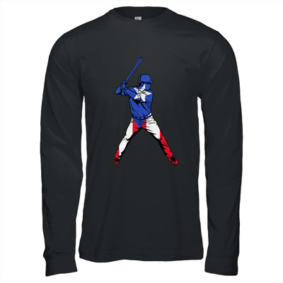 Puerto Rican Baseball Player Puerto Rico Flag Baseball Fans Shirt & Hoodie | teecentury