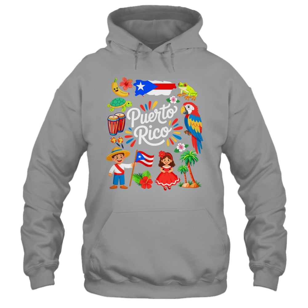 Puerto Rican Culture Outfit Idea Puerto Rico Flag Traveling Shirt & Tank Top | teecentury