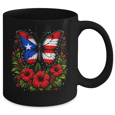 Puerto Rican Day Puerto Rico Butterfly Flag Women And Girl Mug | teecentury