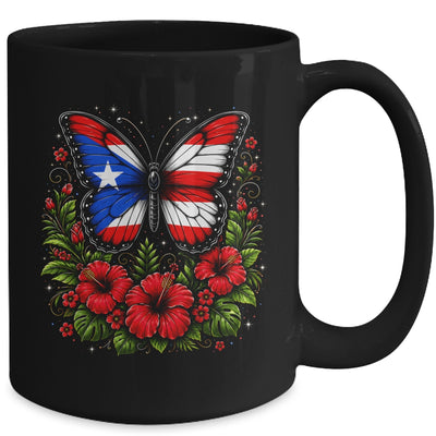 Puerto Rican Day Puerto Rico Butterfly Flag Women And Girl Mug | teecentury