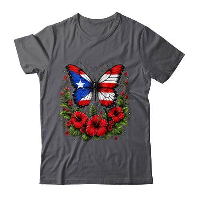 Puerto Rican Day Puerto Rico Butterfly Flag Women And Girl Shirt & Tank Top | teecentury