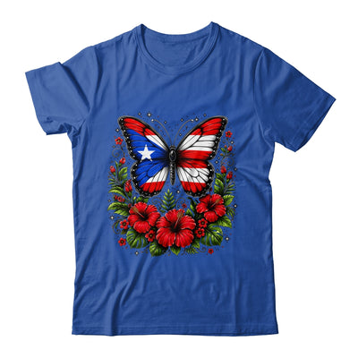 Puerto Rican Day Puerto Rico Butterfly Flag Women And Girl Shirt & Tank Top | teecentury