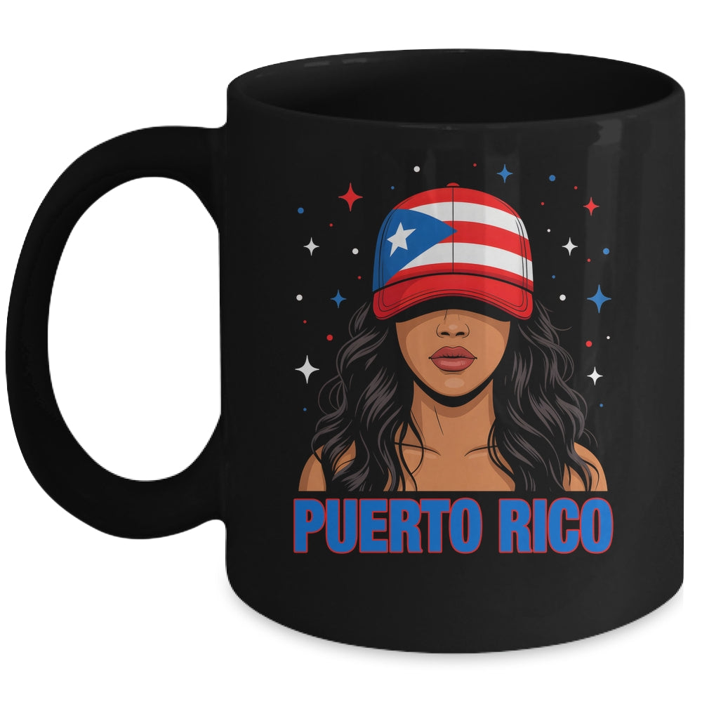 Puerto Rican Girl Puerto Rico Flag Proud Boricua Women Mug | teecentury