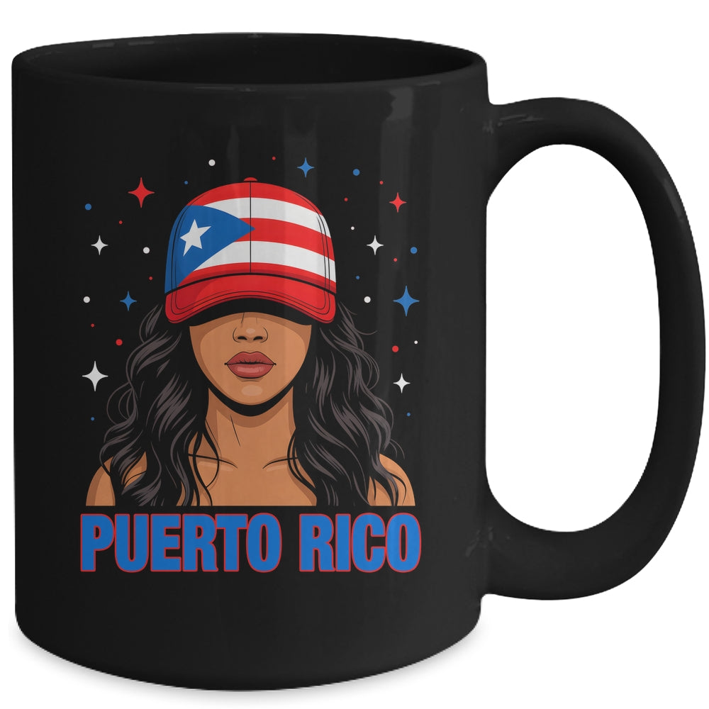 Puerto Rican Girl Puerto Rico Flag Proud Boricua Women Mug | teecentury