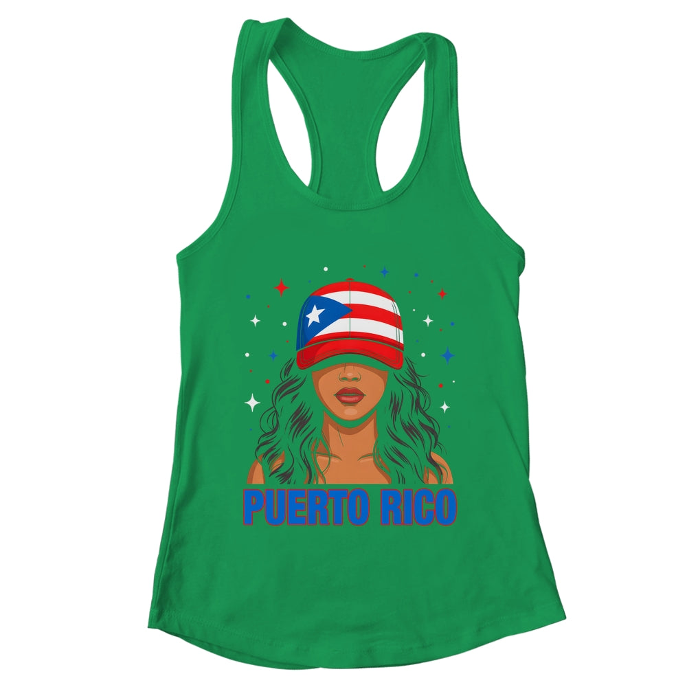 Puerto Rican Girl Puerto Rico Flag Proud Boricua Women Shirt & Tank Top | teecentury