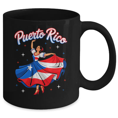 Puerto Rican Girl Women Boricua Flag Puerto Rico Flag Mug | teecentury