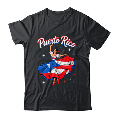 Puerto Rican Girl Women Boricua Flag Puerto Rico Flag Shirt & Tank Top | teecentury