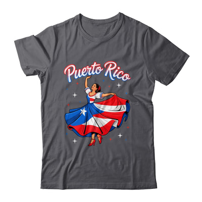 Puerto Rican Girl Women Boricua Flag Puerto Rico Flag Shirt & Tank Top | teecentury